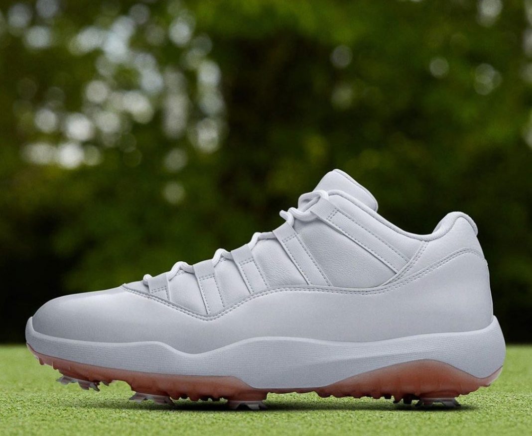 Reviving the styling from 2001’s “Zen Grey” drop, the Air Jordan 11 Low Golf swa...