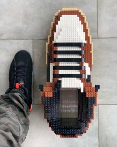 Sculptor @tomyoo23 has created a LEGO rendition of @travisscott’s latest collab ...
