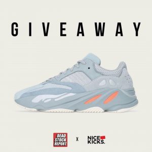 We are giving away a pair of the new Yeezy 700 Inertias with @deadstockreport! T...