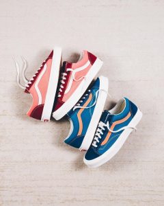The Vans Style 36 takes on two vintage colorways this spring — “Sailor Blue” and...